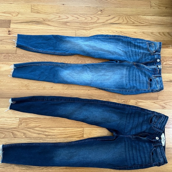 Hollister Jeans Bundle - two high rise, one mid rise - Picture 2 of 8